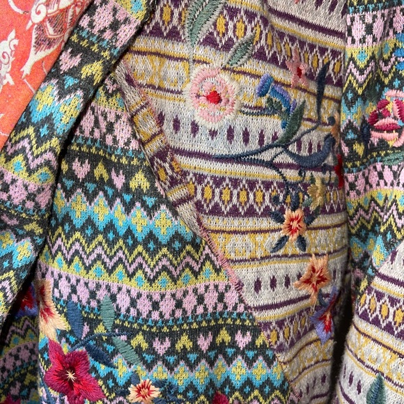 BIYA JOHNNY WAS boho coat hooded jacket Jacket size Medium - Picture 12 of 12